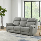 Wesley 2-Piece Transitional Reclining Set, Gray