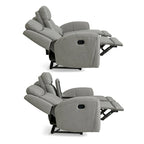 Wesley 2-Piece Transitional Reclining Set, Gray
