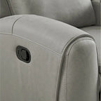 Wesley 2-Piece Transitional Reclining Set, Gray