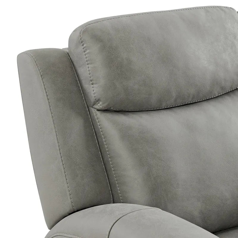 Wesley 2-Piece Transitional Reclining Set, Gray