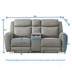 Wesley 2-Piece Transitional Reclining Set, Gray