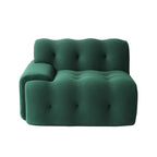 Modern Comfy Couch 3 Seater, Upholstered Floor Sofa 3D Textile Material Cloud Couch for Living Room, Apartment