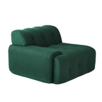 Modern Comfy Couch 3 Seater, Upholstered Floor Sofa 3D Textile Material Cloud Couch for Living Room, Apartment