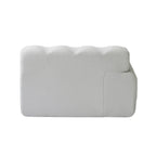 Modern Comfy Couch 3 Seater, Upholstered Floor Sofa 3D Textile Material Cloud Couch for Living Room, Apartment