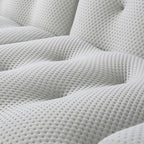 Modern Comfy Couch 3 Seater, Upholstered Floor Sofa 3D Textile Material Cloud Couch for Living Room, Apartment