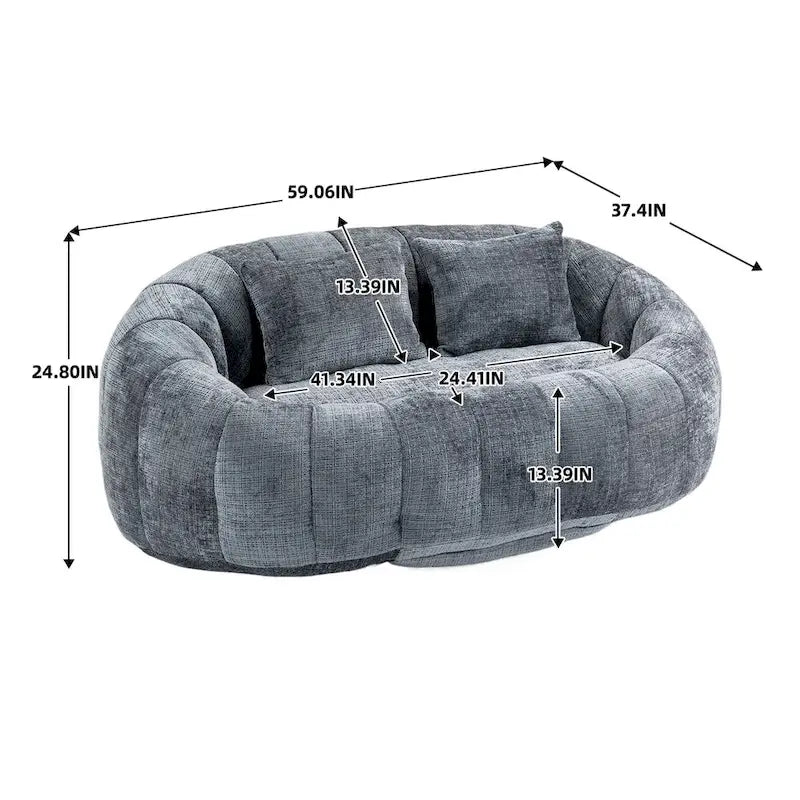 Bean Bag sofa Lazy Sofa Durable Comfort Lounger High Back Bean Bag Chair Couch for Adults and Kids, Indoor & Outdoor